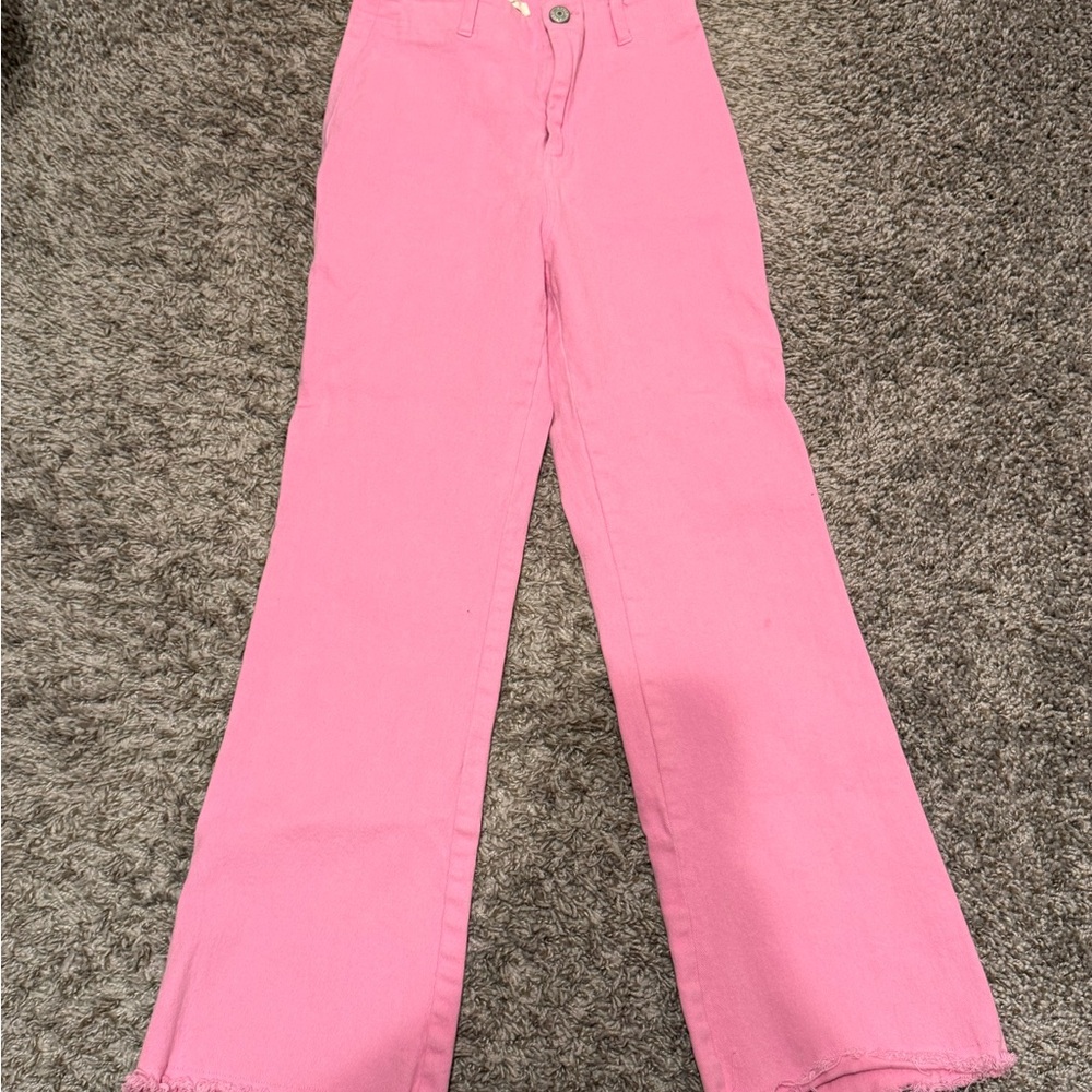 LA MIEL Pink Flare Women's Jeans